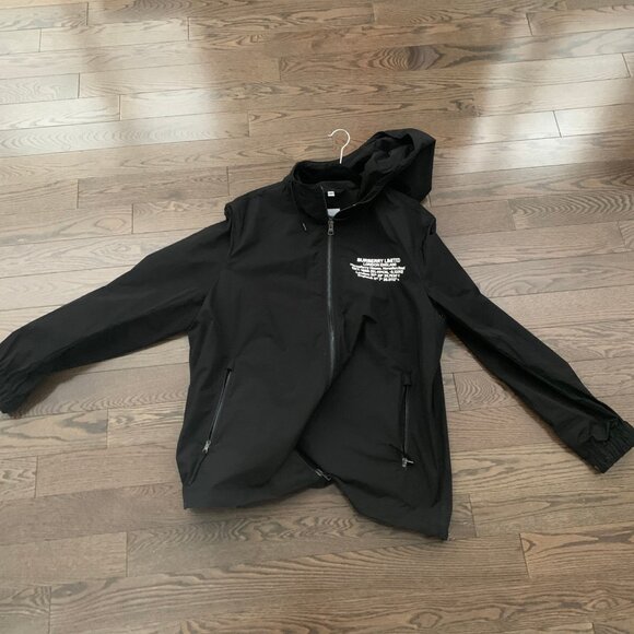 BURBERRY - Location print shape-memory taffeta jacket - Picture 3 of 4